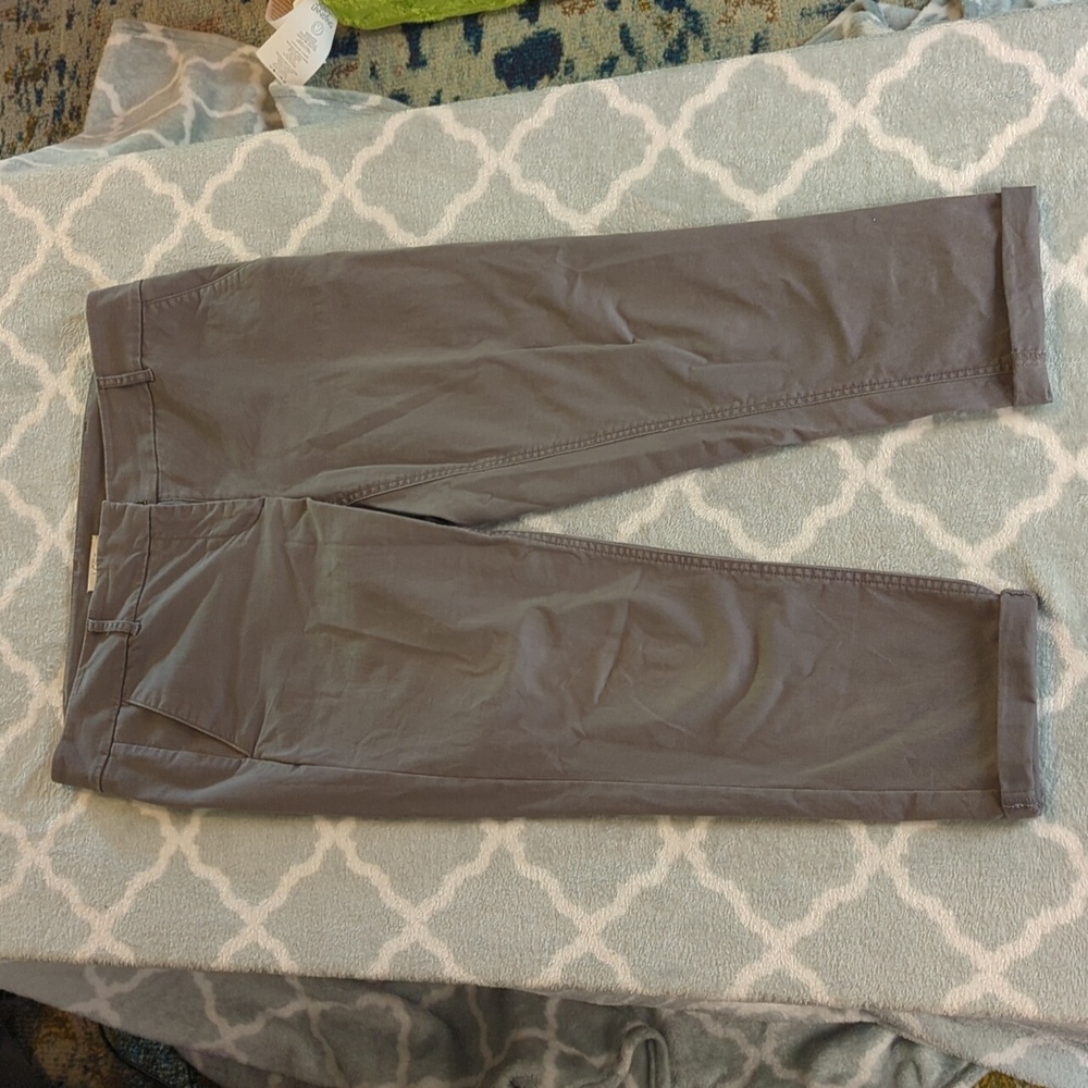 Loft, Marisa Gray crop pants, size 12
